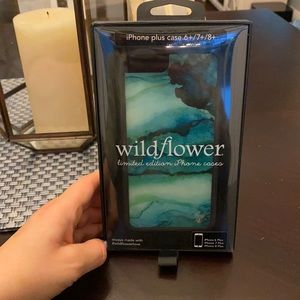 Wildflower iPhone plus case 6+ 7+ or 8+